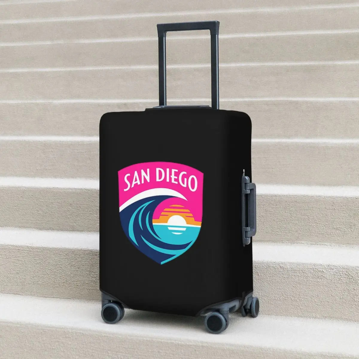 

San Diego Wave Suitcase Cover Protection Elastic Travel Luggage Protector Covers for 18-32 Inch
