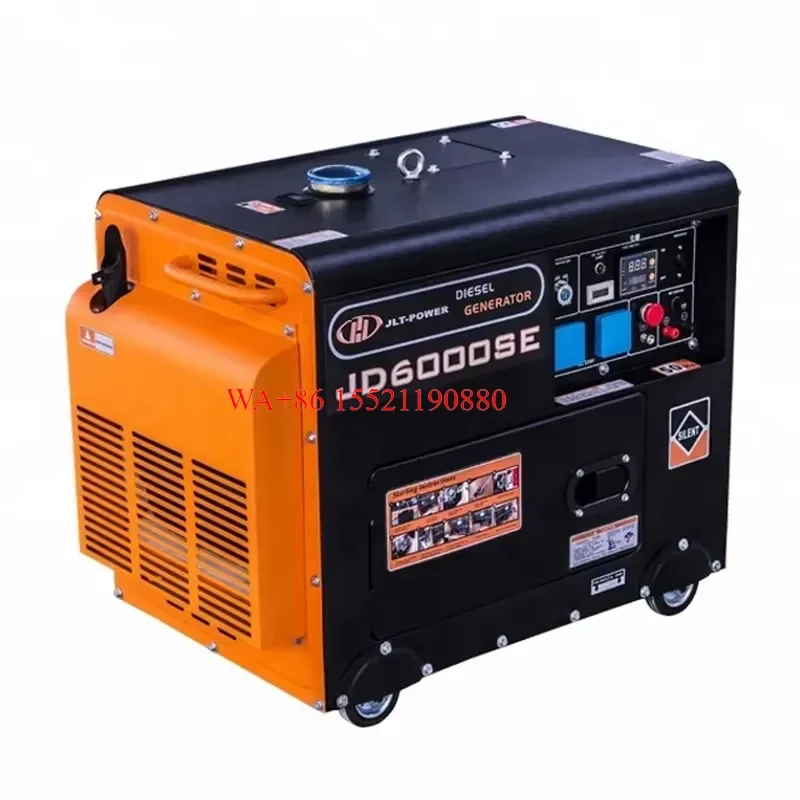 WMWMNU for Hot Sale Home Use Diesel Silent Generator 3Kw-10Kw 50Hz/60Hz Portable Set with Good Price