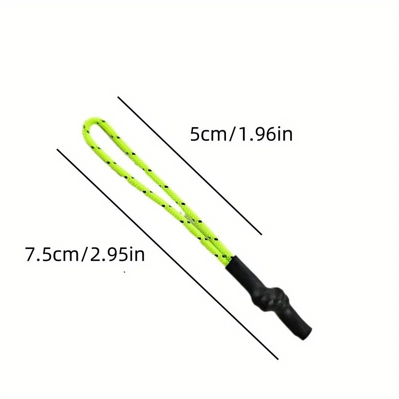 20pcs 2.95inHeat shrink tube rope Clothing bag rope Tail rope head rope knot sleeve rope
