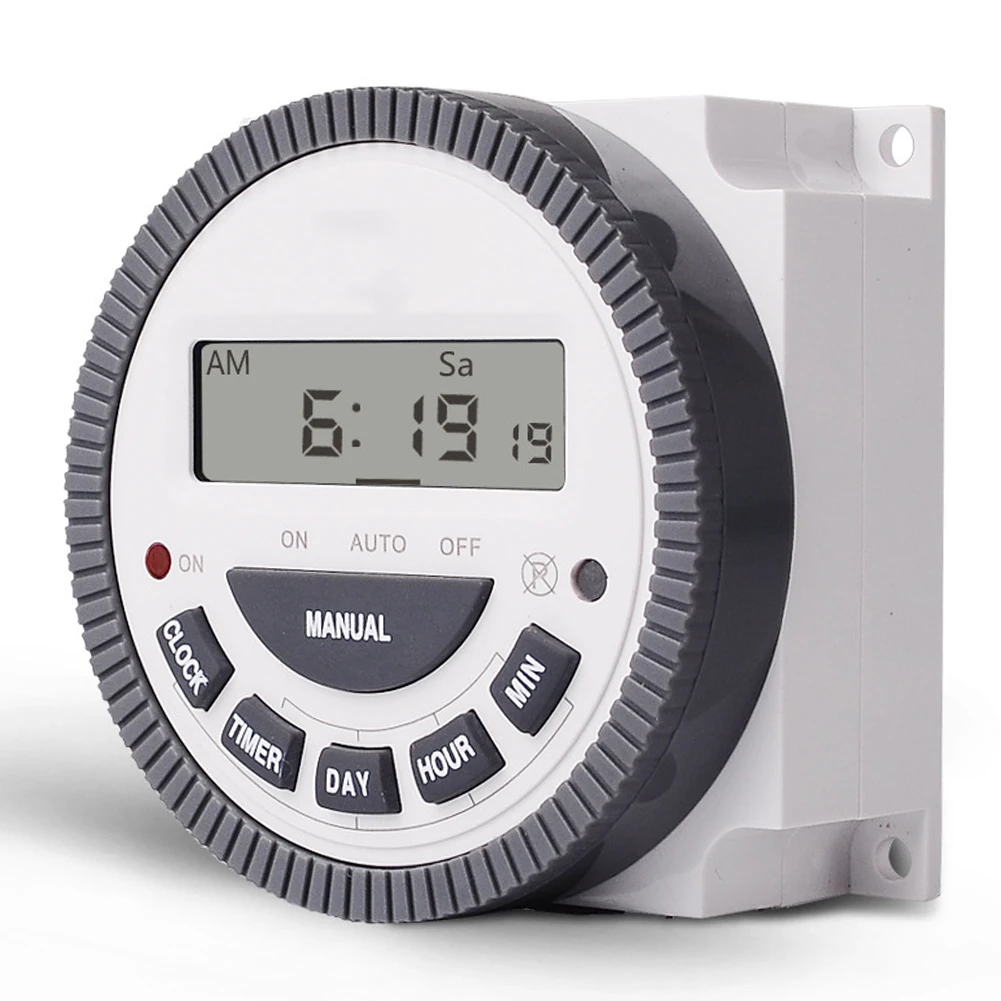 Time Switch Time Relay ON/OFF Programmable Time Controller Timed Weekly 16 On/off Each Day Or Week 16A 3500W 7 Days