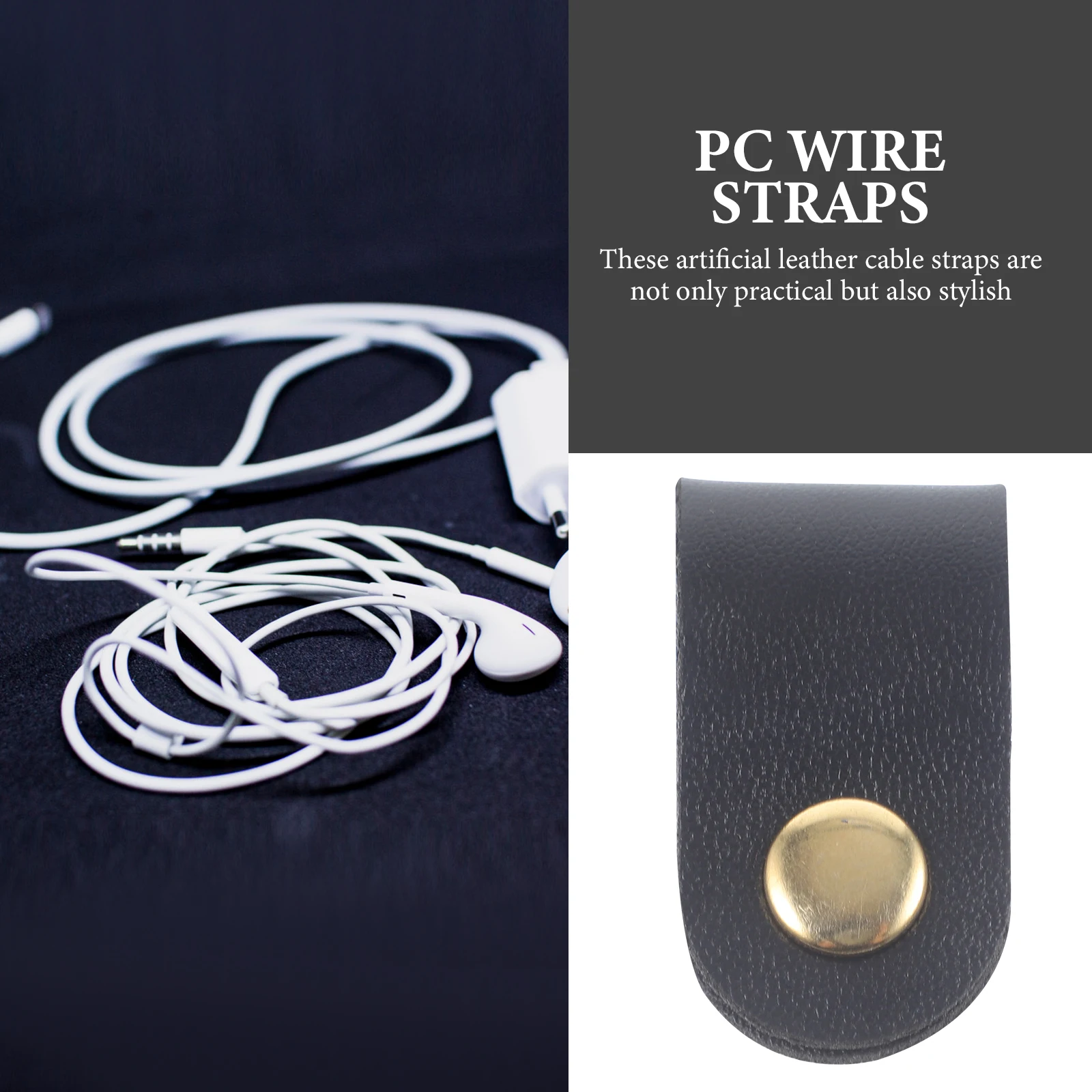 

5 Pcs Cable Straps Headphone Organizer Household Cable Organizer Wire Wrap Management Household Cord Holder
