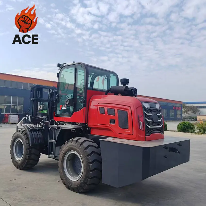 

4x4 forklift 5 ton free shipping all terrain forklift 5 ton warehouse 3.5 ton forklift sales with customized