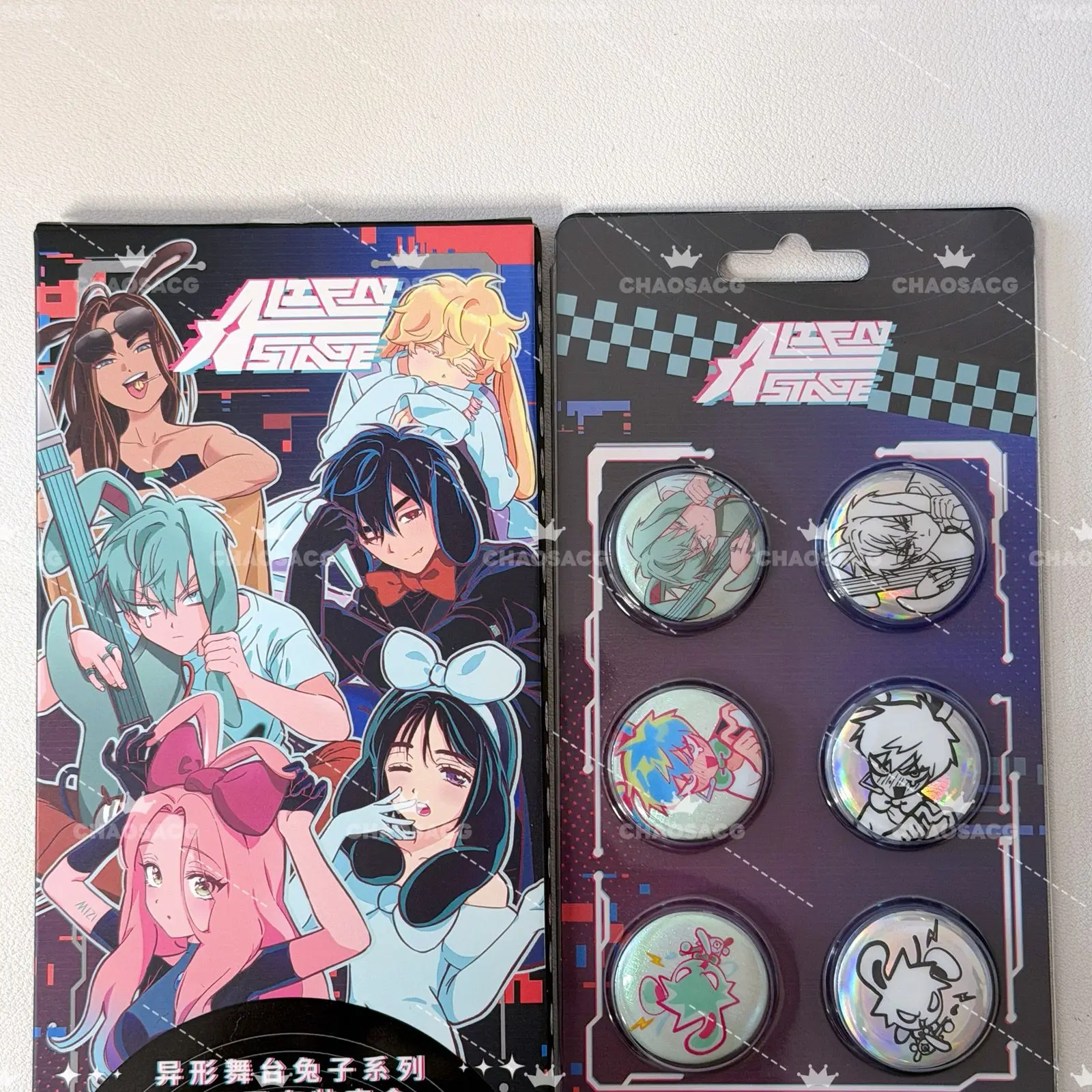 

Значок серии Alien Stage Rabbit, слепая коробка, новый значок Mizi Sua Ivan Luka Till Hyuna, коллекционные модные игрушки, подарки