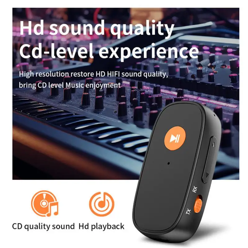 Audio Adapter Innovative Superior Sound Quality Versatile Usage Long-distance Transmission Effortless Pairing Wireless Sound