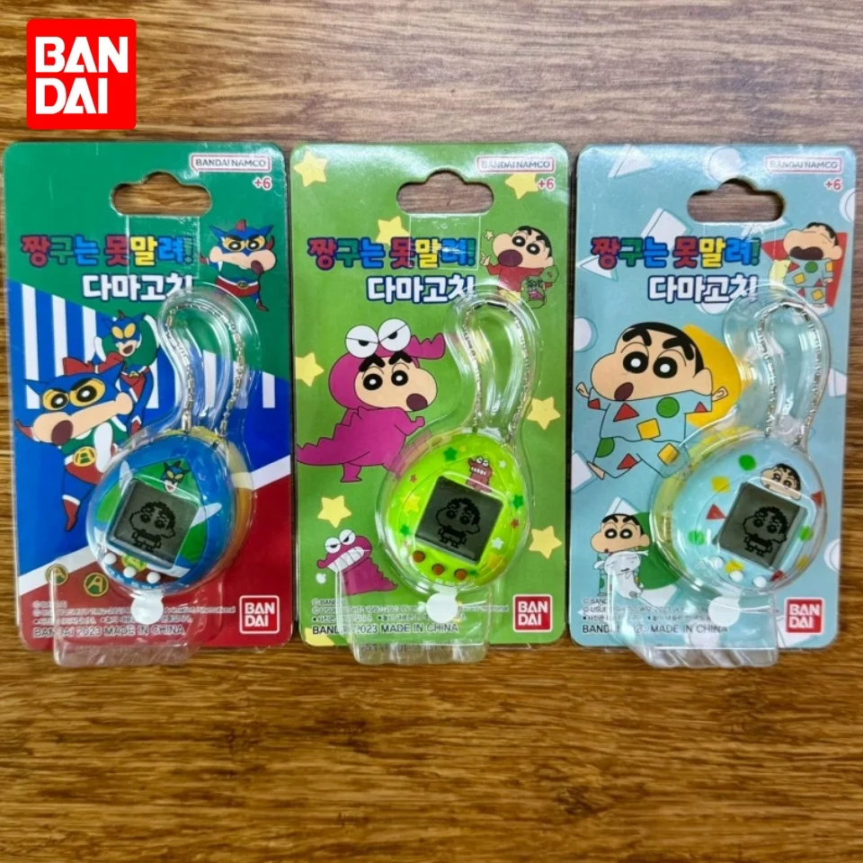 

Bandai Crayon Shin-Chan, динамический Супермен, тамагочи, тамагочи, яйцо, игрушка для детей, интеллектуальное культивирование, игровая машина, игрушка в подарок