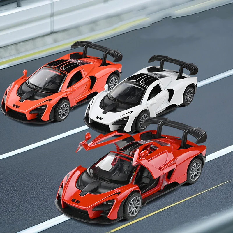 

New Alloy Pull-Back Off-Road Car Toys For Boys - 2-Door Crashproof Sports Model Vehicle Simulation Educational Toys Car Model