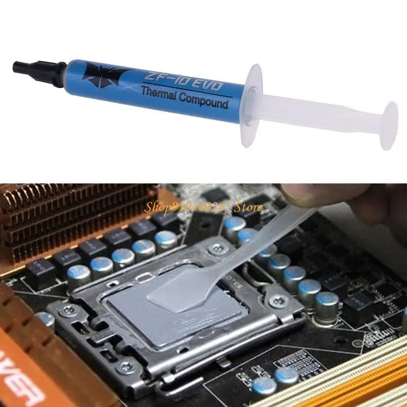 Q22A ZF-10 Spritze Silikon Wärmefettpaste für CPU GPU Chipsatz Notebook-Kühlung