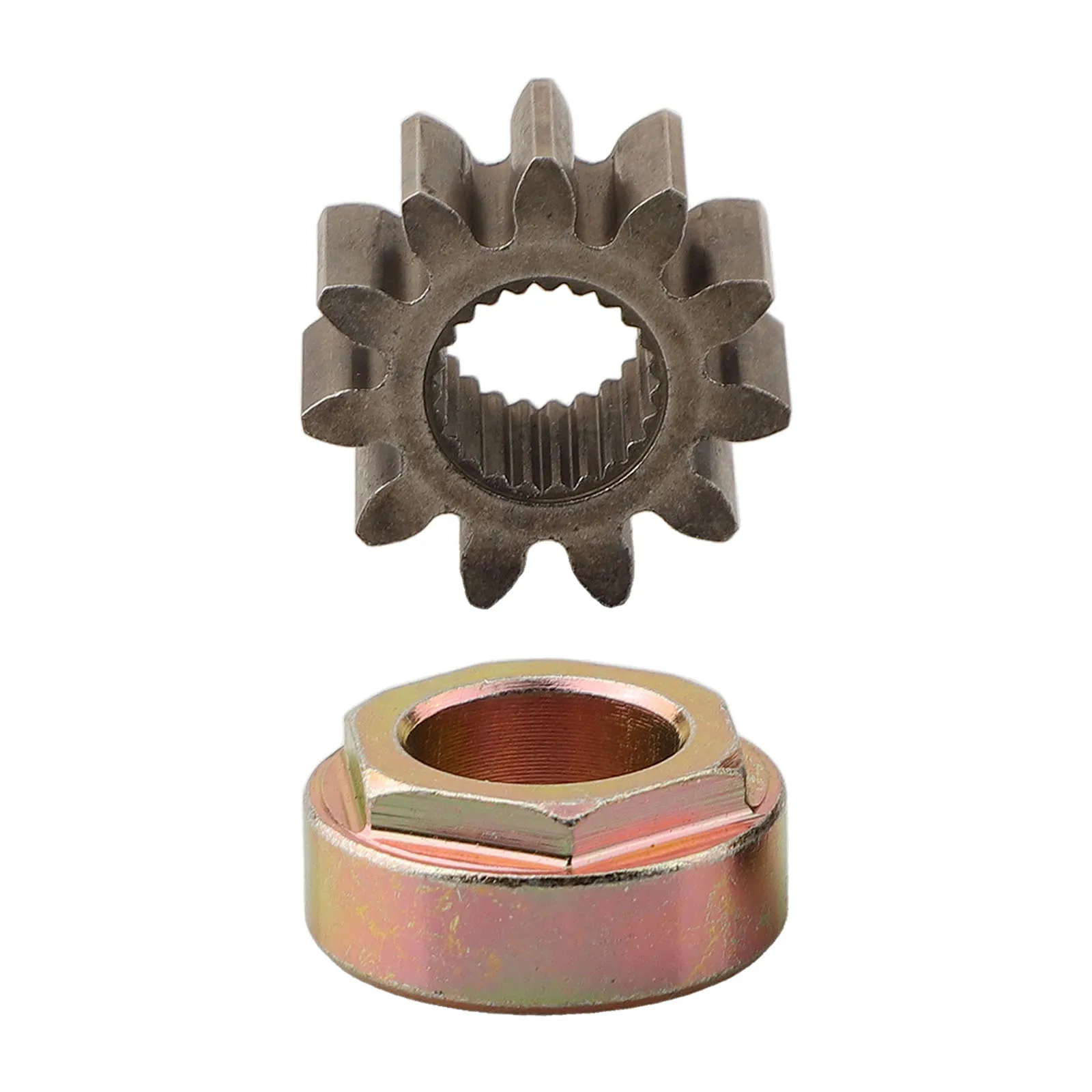 Metal Steering Pinion Gear Hex Steering Bushing Kit 11 Teeth With Splines For Troy For CADET 717-1554 741-04237A 741-04237B