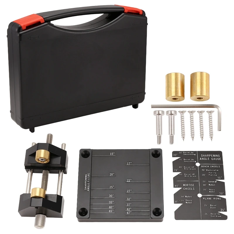 PORK-регулируемый направляющий инструмент для металла, дерева, долото, абразивная точилка с фиксированным углом, набор для 5/32-3 дюймов Chis