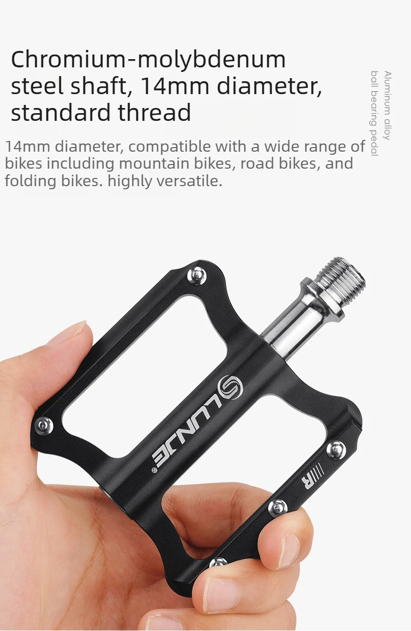 Fahrradpedale, Mountainbike-Lagerpedale, Rennrad-Aluminiumlegierungspedale, Fahrradzubehör – Detail 7