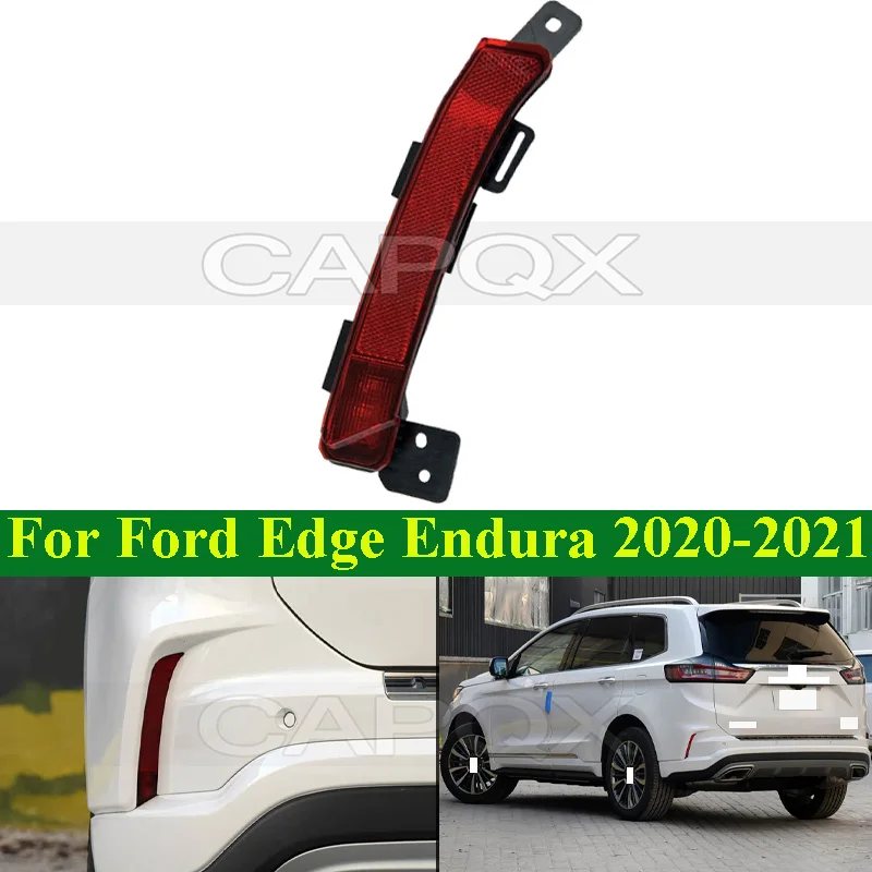 

CAPQX Rear Fog Light Rear Bumper Light Lamp For Ford Edge Endura 2020-2021 Reflector Reversing Light Lamp Warning Signal Lamp