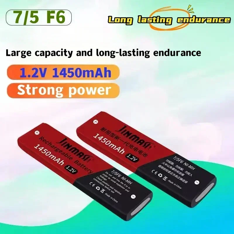 Новый 1,2 В 7/5F6 67F6 1450 мАч Ni-mh аккумулятор для жевательной резинки 7/5 F6 Cell для Panasonic Sony MD CD кассетный плеер литиевые батареи