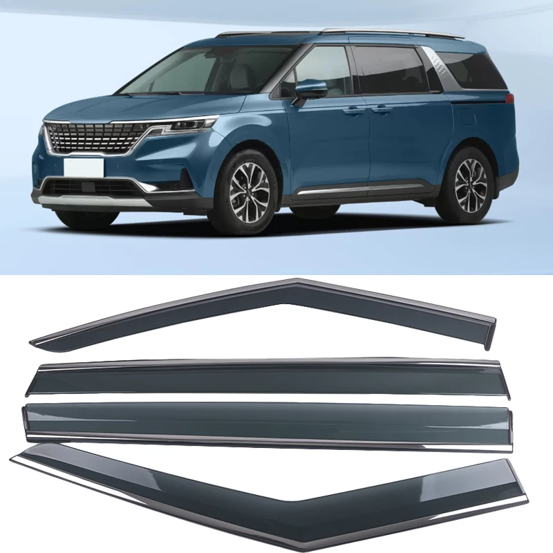 

Window Deflectors For Kia Carnival KA4 2020 2021 2022 Window Visor Abs Weather Shield Cover Protection Accessories Car-styling