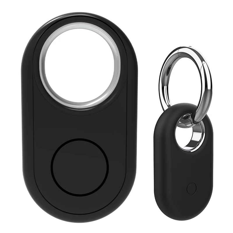 Bluetooth Smart Tag GPS Tracker via Find My Finder for Keys Luggage Bag Pets IP54 Dust and Water Resistant with Silicone Shell