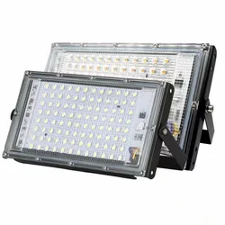 50W 100W LED Schijnwerper 110V 220V Waterdicht Ip65 Wit/Warm Wit Lichten Ultra heldere Led Outdoor Spotlight voor Magazijn