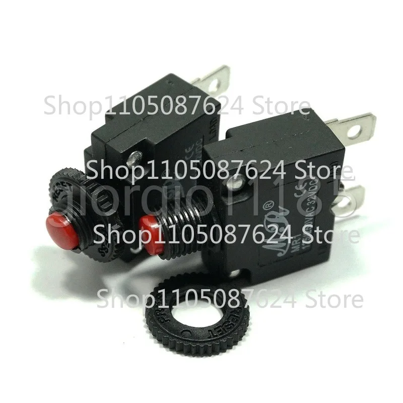 ZZZ 5pcs 5A Reset Button Thermal Overload Fuse