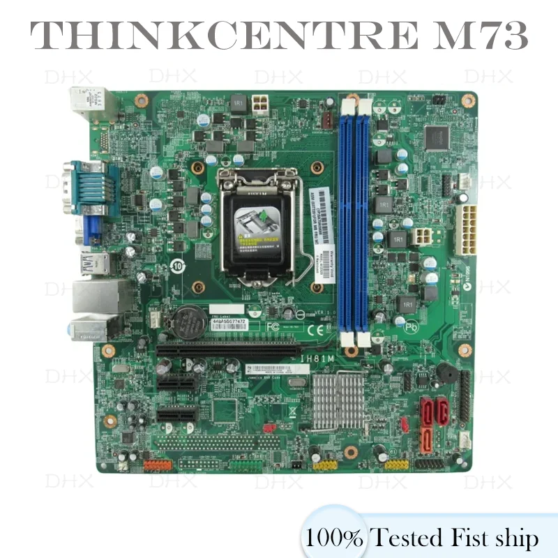 LGA 1150 DDR3 Mainboard For Lenovo Thinkcentre M73 Motherboard IH81M 03T7201 100% Tested Fully Work Be Shipp Quickly DH