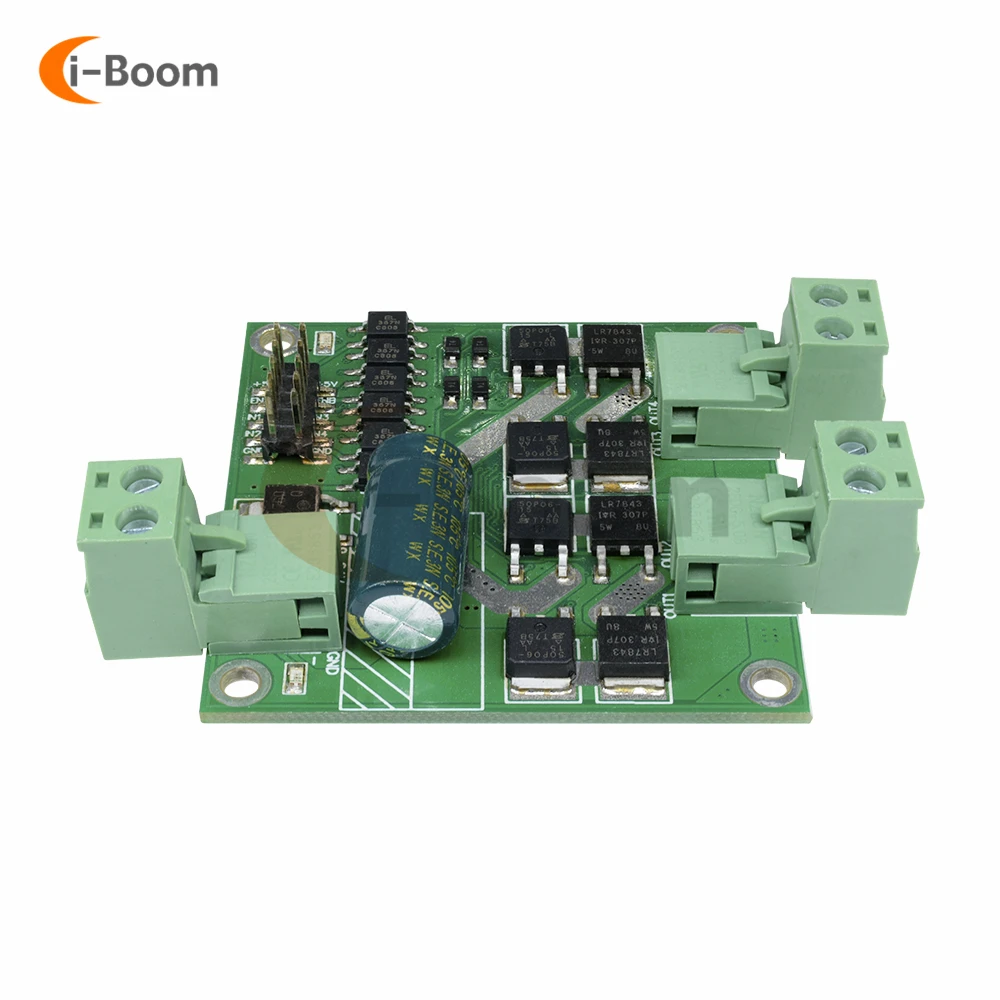 12V 24V 7A 160W Dual Channel DC Motor Driver Module H Bridge L298 Control Signal Logic PWM pulse module