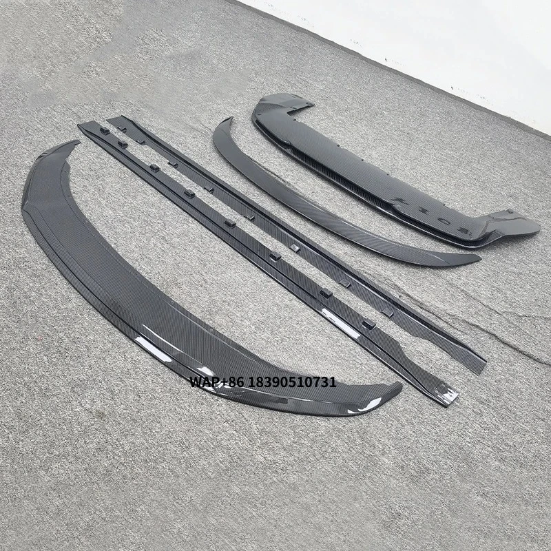 

Kit Carbon Fiber Material Front Lip Rear Diffuser Side Skirt Spoiler for Zeekr 007