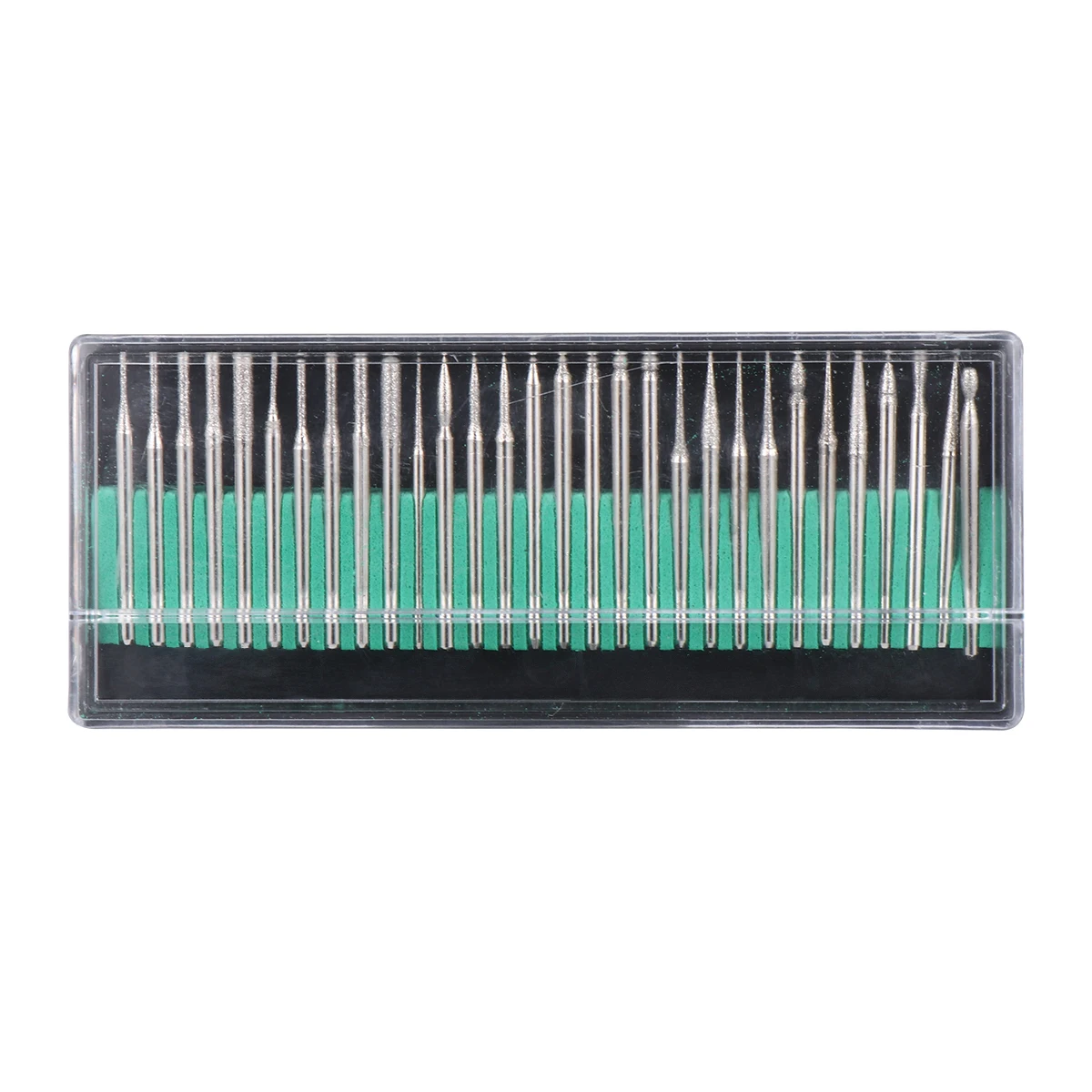 

30pcs Diamond Grinding Bits Mounted Points Durable Light Portable For Wood Jade Ceramic Glass Hardened Steel Carving Engraving