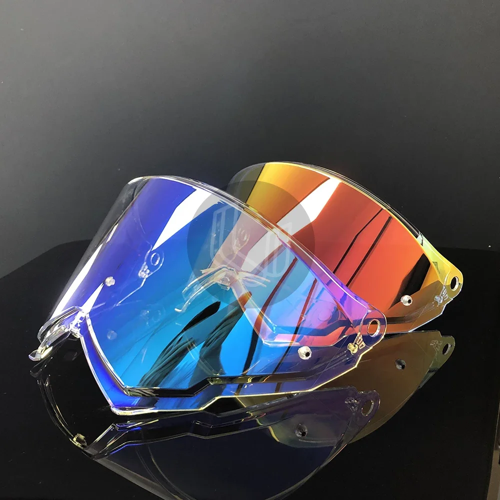 AX9 Helmet Visor For AGV AX9 Motorcycle Rally Off-road Helmet Visor goggles plating silver golden Replacement Lens