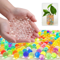 2000pcs Clear Water Gel Beads Vase Filler Beads Non Toxic Water Beads For Soilless Planting Wedding Centerpiece Floating Candles