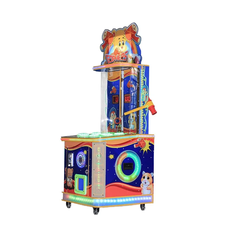 

Высокое качество Whack-a-Mole Frog Hammer аркадный игровой автомат 220 В детские развлечения 1-летняя гарантия металлический пластиковый шкаф толкатель для монет