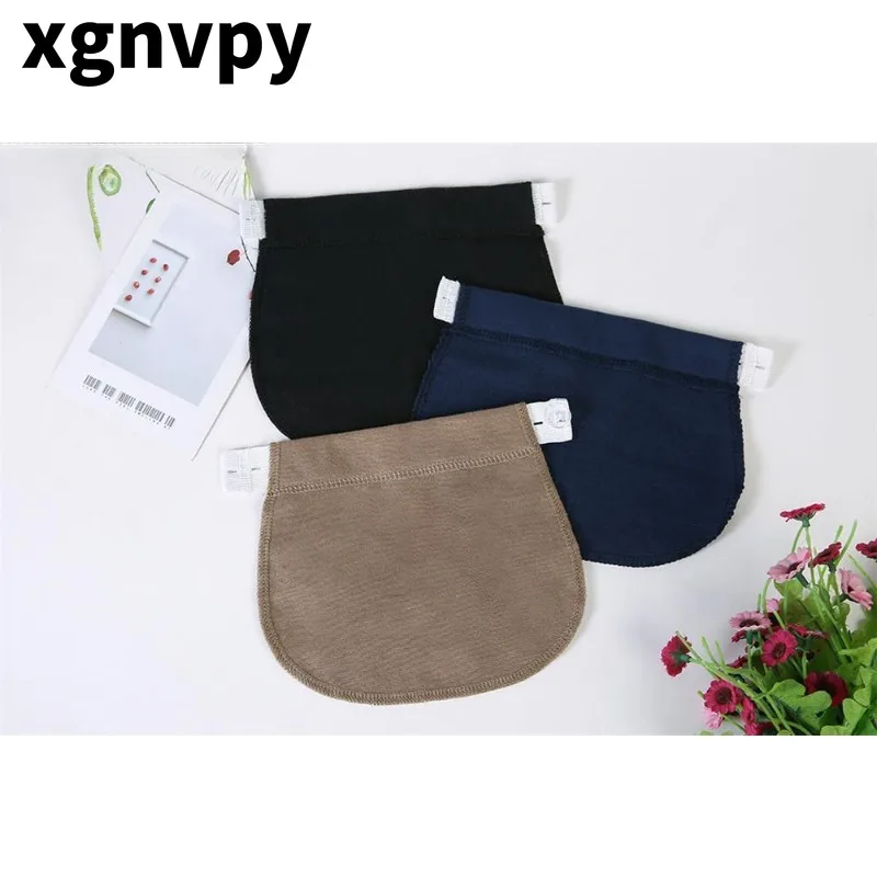 

xgnvpy 1Pcs Adjustable Elastic Maternity Pregnancy Waistband Belt Waist Extender Clothing Pants for Pregnant Sewing Accessories