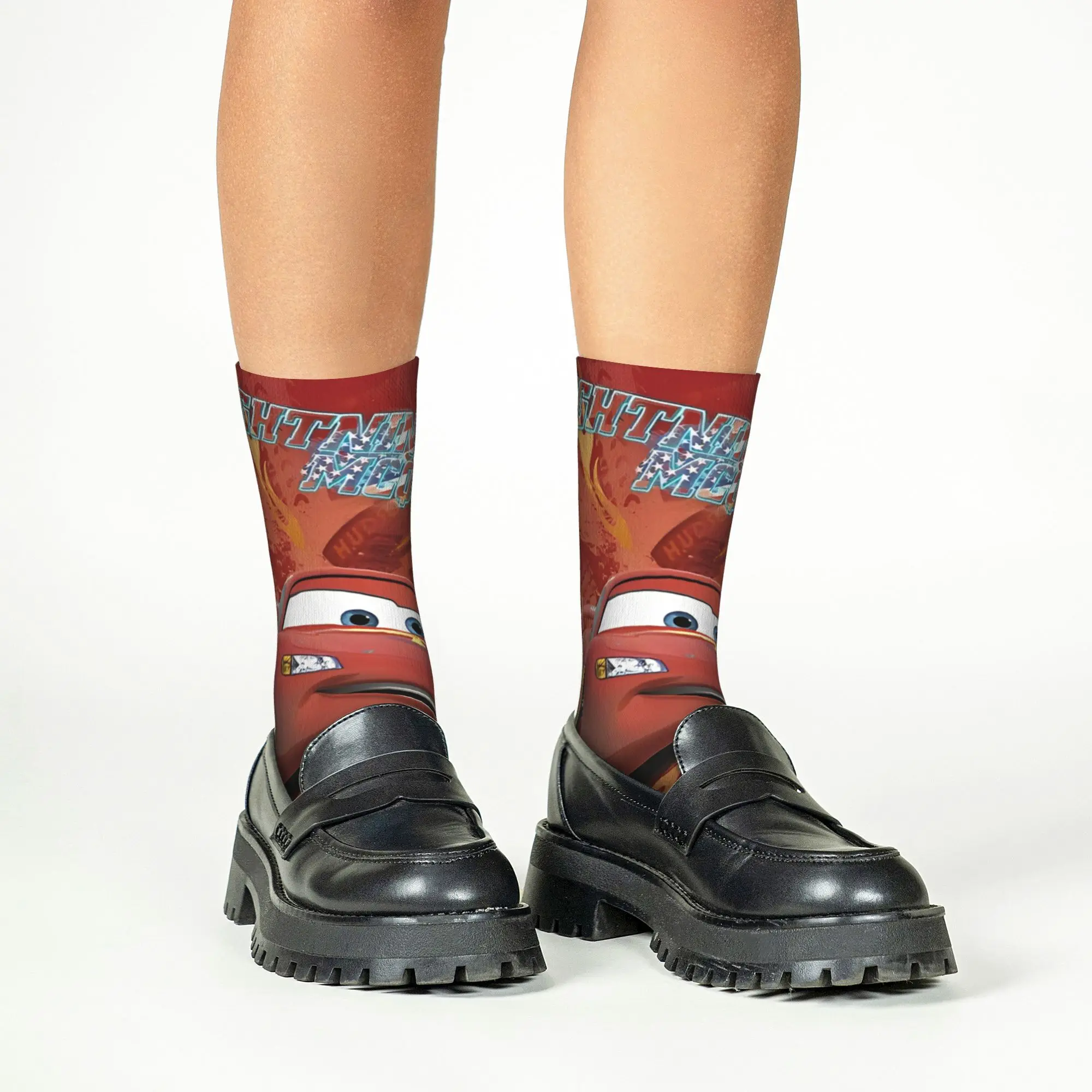 Cars Movie Kids Girls Toddler Lightning McQueen Ankle Socks Cute Sally and Mater Socks for Boys Girls