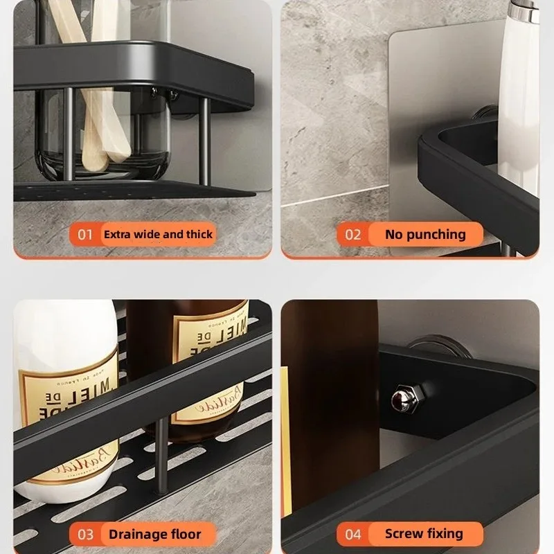 Wall Storage Suspended Kitchen Storage Rack Space Aluminum Sink Tool Kitchen Storage And Storage Rack Kitchen Cabinet Storage ﻿