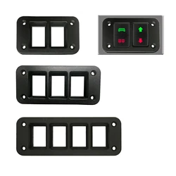 2 / 3 / 4 Gang Push Switch Housing Holder Panel for 32.5mm x 22mm Toyota LandCruiser Prado Hilux Hiace Switch Mounting Bracket