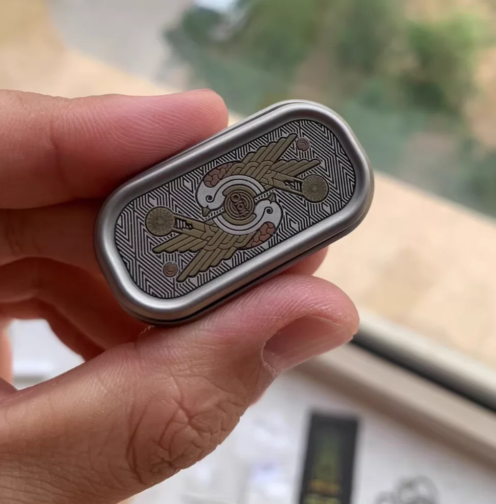 Brinquedo de descompressão deslizante divertido EDC HOlO usado