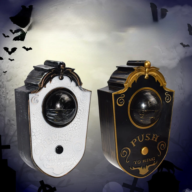 ฮาโลวีน One-Eyed Doorbell ตกแต่ง Ghost ของเล่นเทศกาลบาร์เรืองแสงสยองขวัญเสียง