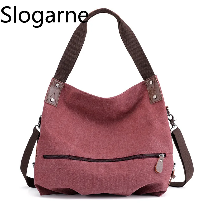 Women Canvas Messenger Bags Ladies Cotton Handbags Tote Bolsas Femininas Ladies Shoulder Crossbody Bags Women's Top-Handle Bags