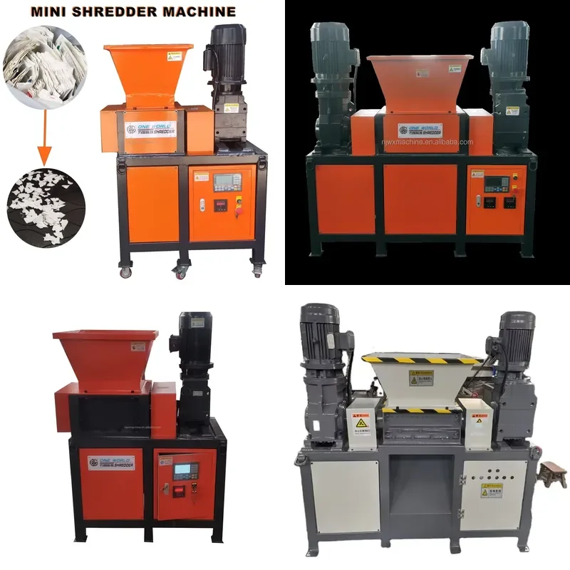 400 Type Coconut Husk Shredder Machine/waste Car Shell Metal Crusher in Good Quality