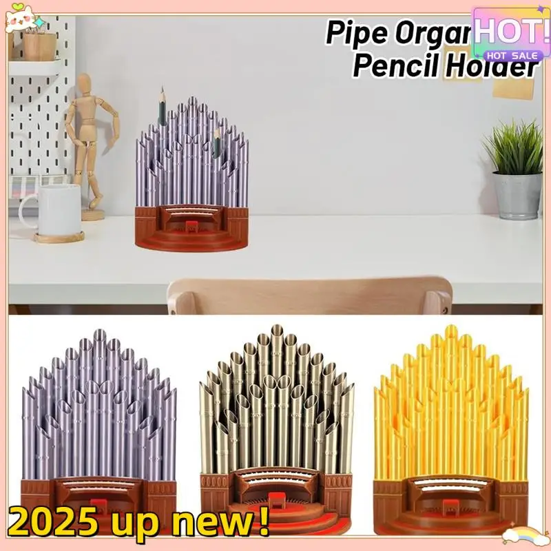 

Classy-Pipe Organ Pen Pencil Holder, Funny Pen Holder Desktop Decoration, Pipe Organ Shaped Desktop Pen Holder, Cup Holder