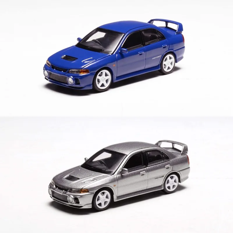 Modèle de voiture en alliage Diecast MOTORHELIX MH à l'échelle 1:64 Mitsubishi Evo Evolution IV 4ème génération