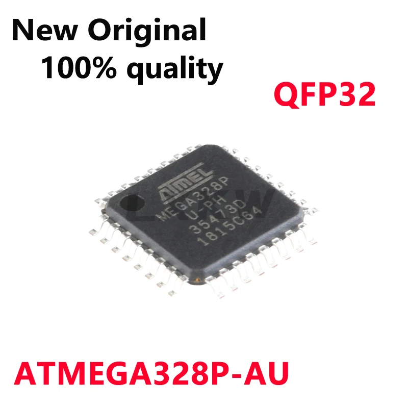 1-10/Uds nuevo chip microcontrolador Original ATMEGA328P-AU ATMEGA328P MEGA328P QFP32 en Stock