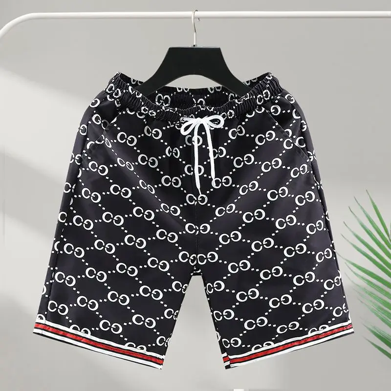 2024 Men's Summer Quick-Drying Shorts Fashion Trendy Four-point Pants Spirit Guy Beach Five-point Pants