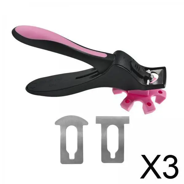 3xNail Cutter Nagelverlenging Draagbaar Scherp Verstelbaar Cadeau DIY Manicure Gereedschap