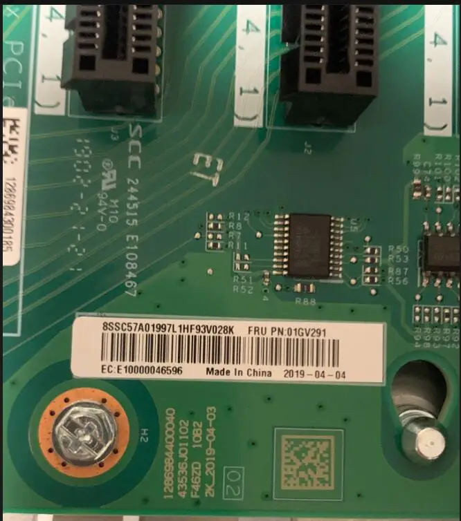 01GV291 SR588 SR550 SR650 Server Riser 1 Upgrade Expansion Network Card