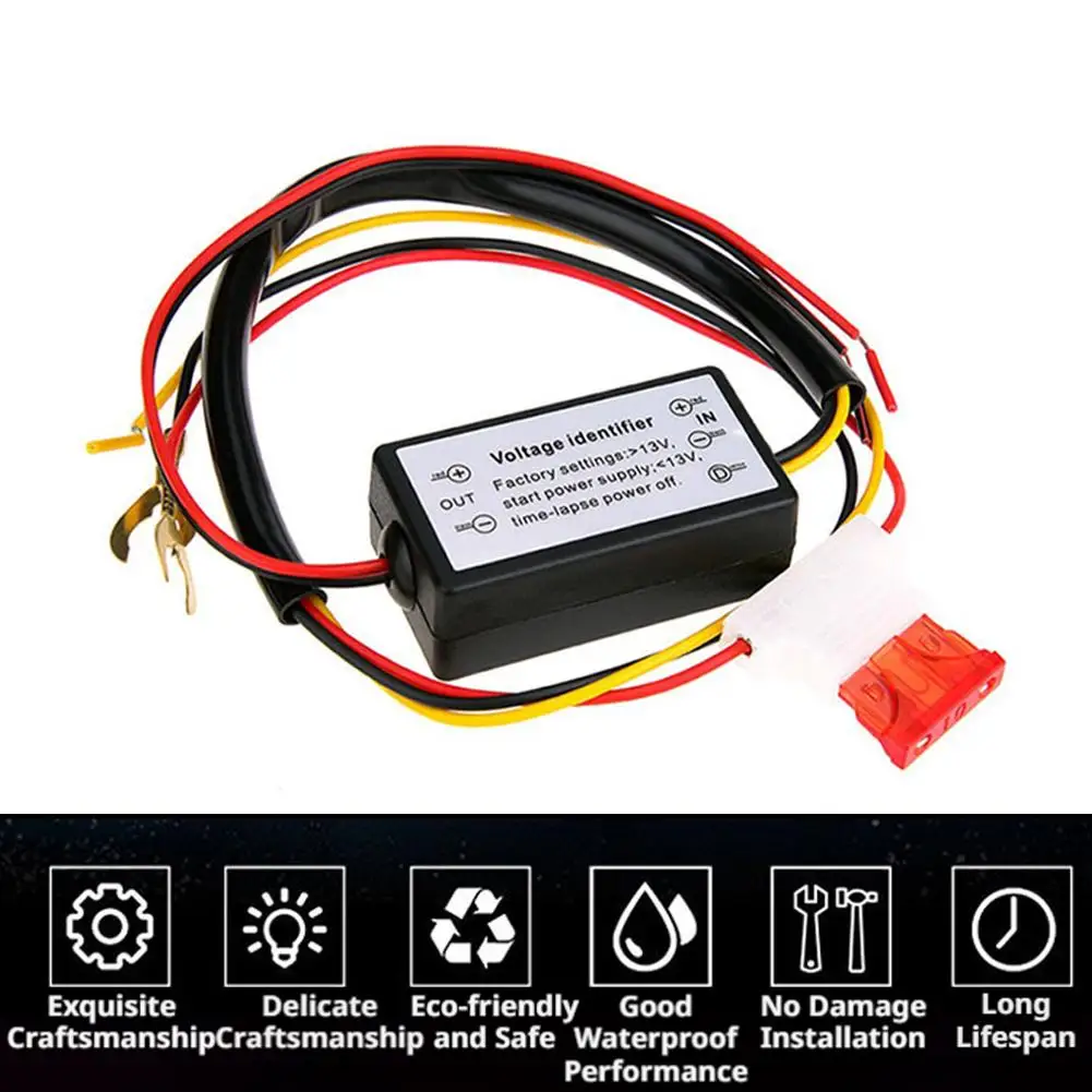 DRL Controller Auto Car LED Daytime Running Light Relay Harness Dimmer on/Off 12-18V Fog Light Controller Delay Light Delay Line