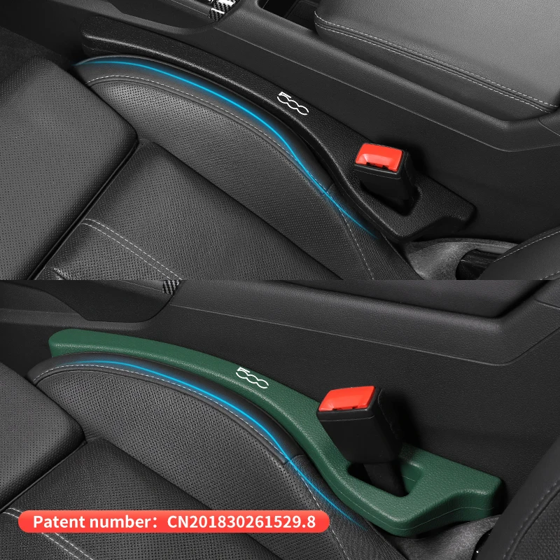 2Pc Car Seat Gap Plug Seam card seam leak-proof strip Seat Gap Anti-drop Filling Strip For Fiat Abarth 500 Abarth 124 Abarth 595