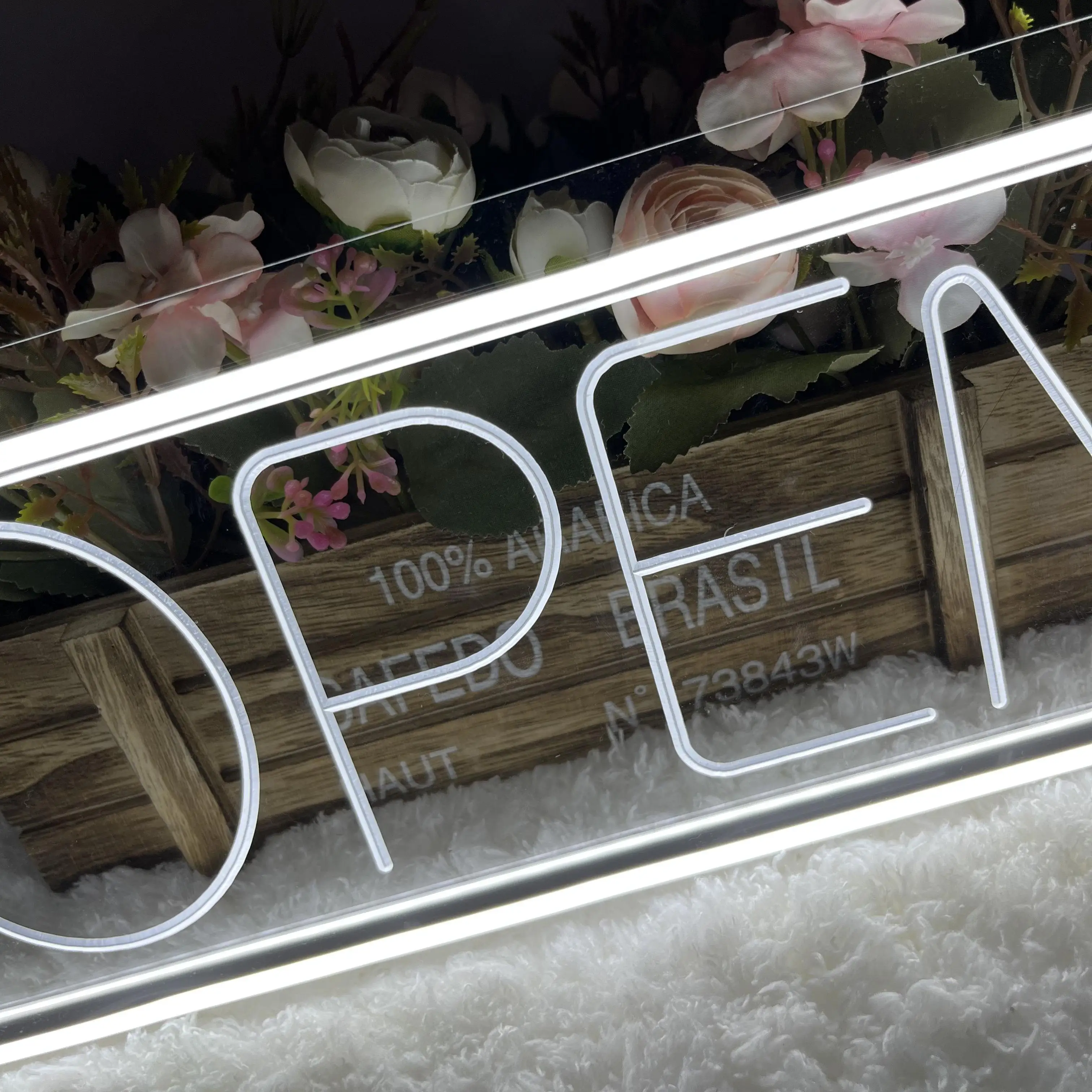 Open Welcome Neon Sign Carve Personality Led Lights For Restaurant Decoration Coffee Bars Wall Luminosity Decor Support Custom