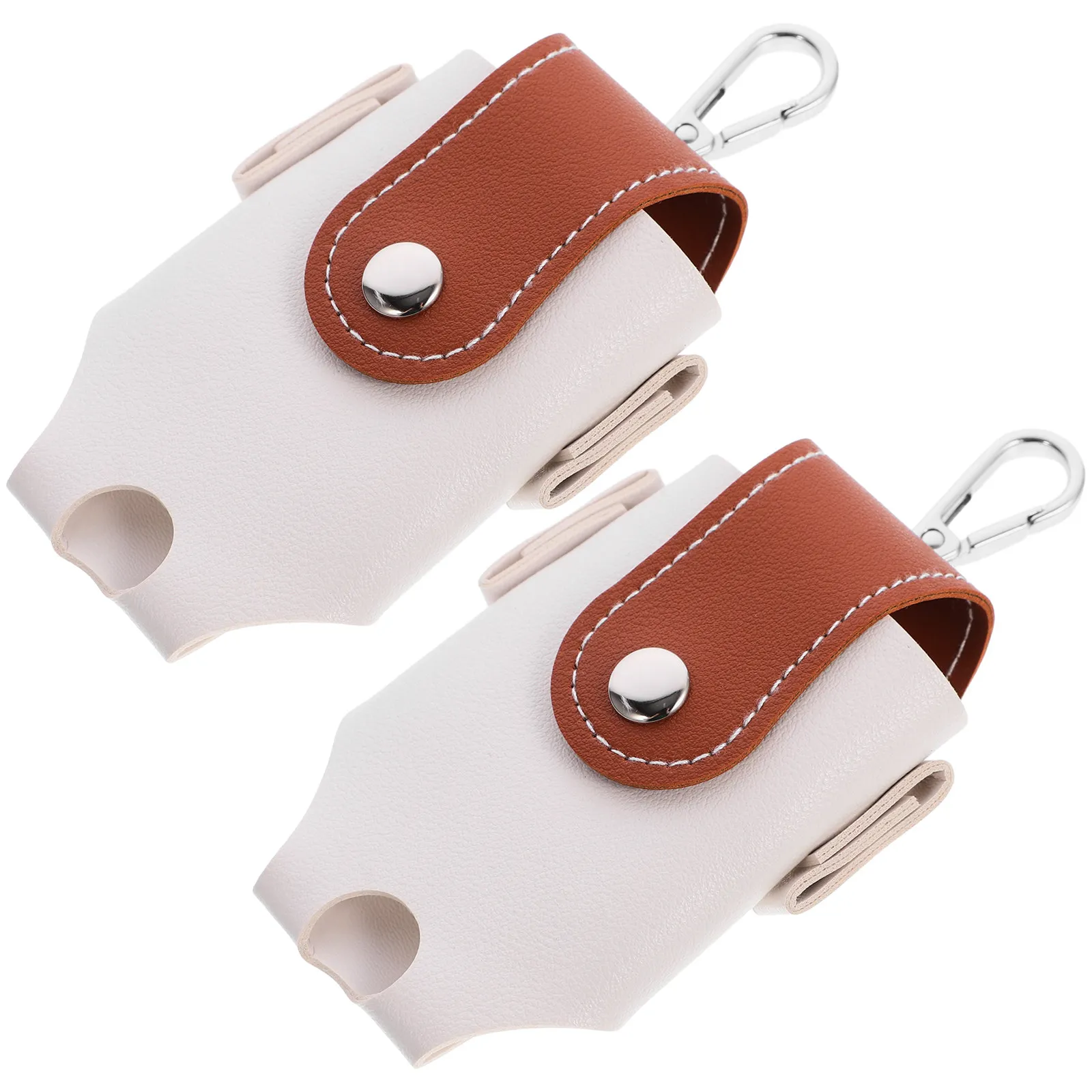 

2Pcs Golfing Ball Pouch Compact Bag Nonstick Resistant to Falling Daily Use Golf Ball Bag Golf Tee Pouch