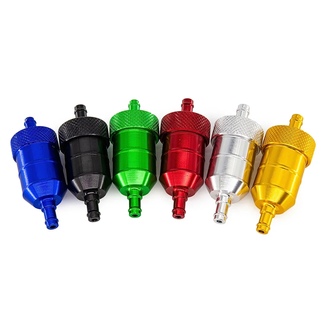 Universal 8mm Aluminum 50-250CC ATV Motorcycle Dirt Bike Scooter Quad Pitbike Engine Inline Petrol Gas Fuel Gasoline Filter