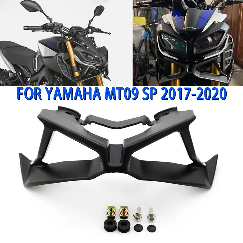 

For Yamaha MT-09 MT09 SP 2017-2020 2019 Motorcycle Downforce Naked Frontal Spoilers Winglet Aerodynamic Wing Front Spoiler Kit