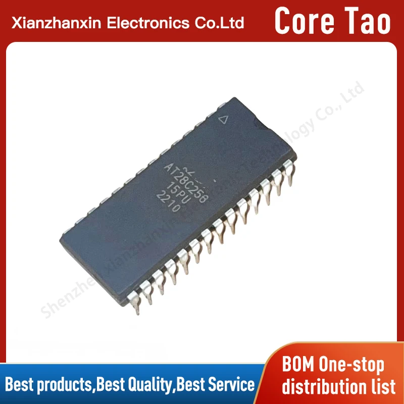 1 pçs/lote AT28C256-15PU AT28C256 DIP28 chip microcontrolador de memória
