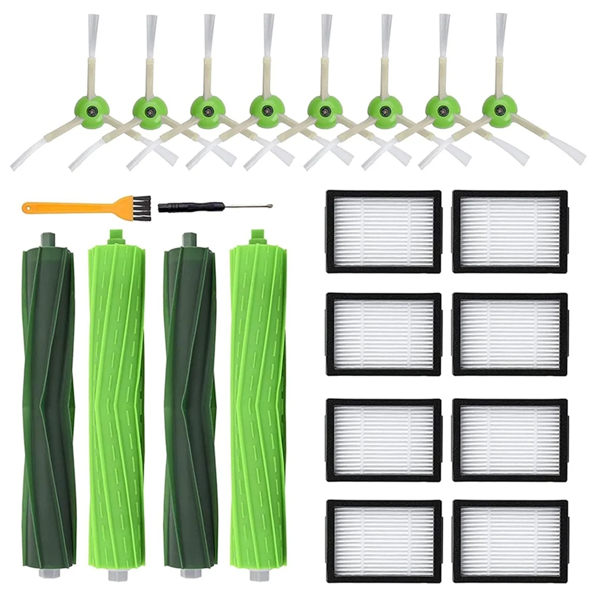 Для IRobot Roomba I7 I7+ I3 I3+ I4 I4+ I6 I6+ I8 I8+ E5 E6 E7 & J7 J7+ Щетки для пылесоса Фильтры Запасные части