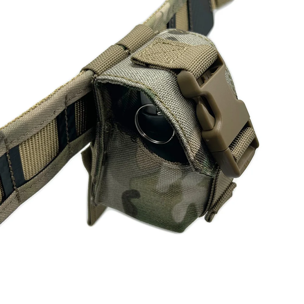 Custodia tattica per granata Molle EDC Borsa portaoggetti per attrezzi Cintura Marsupio per caccia all'aperto Airsoft Paintball CS Accessori